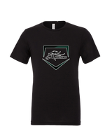 Rapides HS Softball Plate - Mens Tri Blend Shirt
