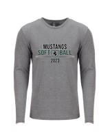 Rapides HS Softball Softball - Tri Blend Long Sleeve