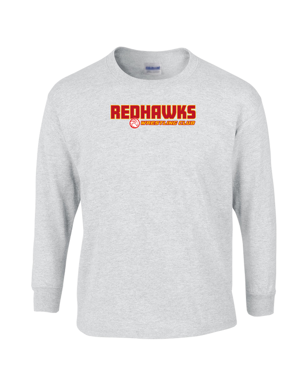Redhawks Wrestling Club Bold - Mens Basic Cotton Long Sleeve
