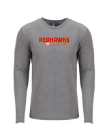 Redhawks Wrestling Club Bold - Tri Blend Long Sleeve