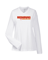 Redhawks Wrestling Club Bold - Womens Performance Long Sleeve