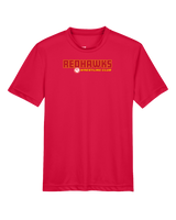 Redhawks Wrestling Club Bold - Youth Performance T-Shirt