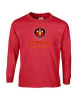 Redhawks Wrestling Club Shadow - Mens Basic Cotton Long Sleeve