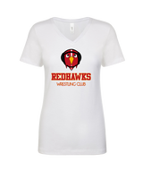 Redhawks Wrestling Club Shadow - Womens V-Neck