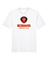 Redhawks Wrestling Club Shadow - Youth Performance T-Shirt