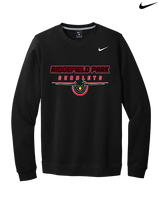 Ridgefield HS Football Design - Mens Nike Crewneck