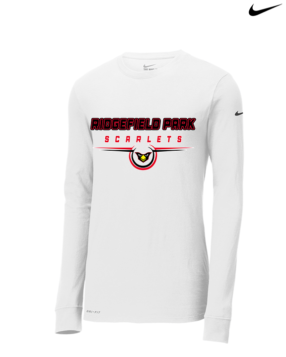 Ridgefield HS Football Design - Mens Nike Longsleeve