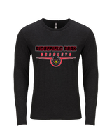 Ridgefield HS Football Design - Tri-Blend Long Sleeve