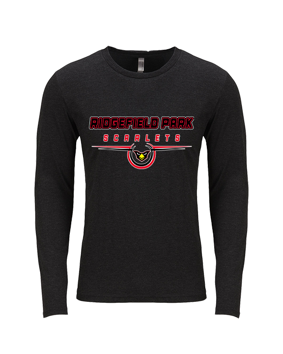 Ridgefield HS Football Design - Tri-Blend Long Sleeve