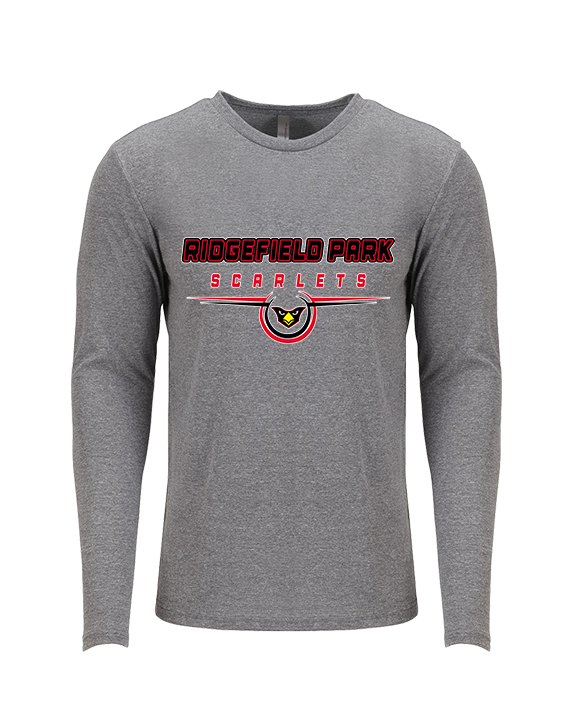 Ridgefield HS Football Design - Tri-Blend Long Sleeve