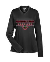 Ridgefield HS Football Design - Womens Performance Longsleeve