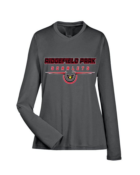 Ridgefield HS Football Design - Womens Performance Longsleeve
