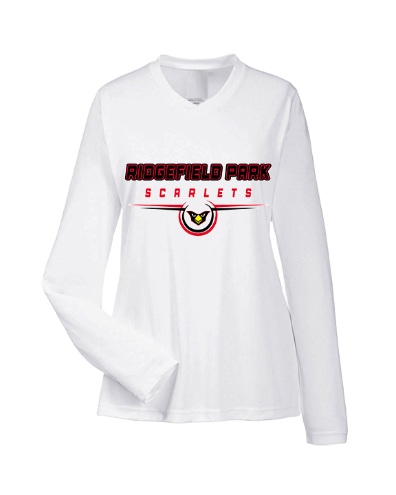 Ridgefield HS Football Design - Womens Performance Longsleeve