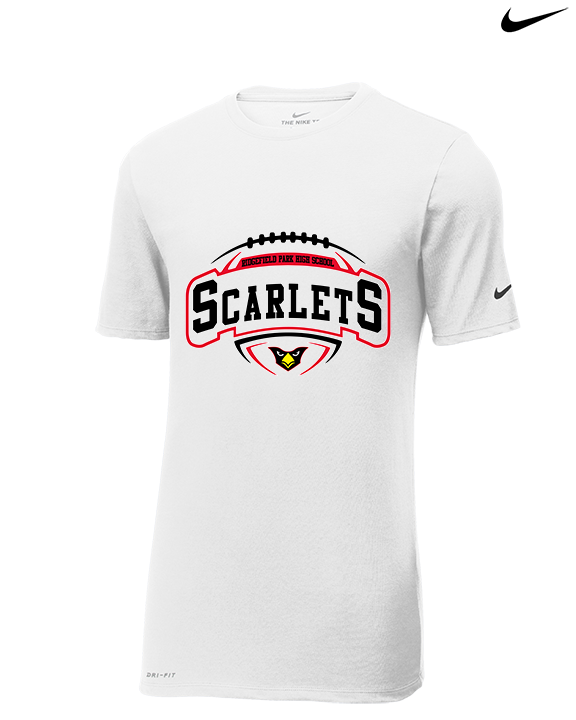 Ridgefield HS Football Toss - Mens Nike Cotton Poly Tee