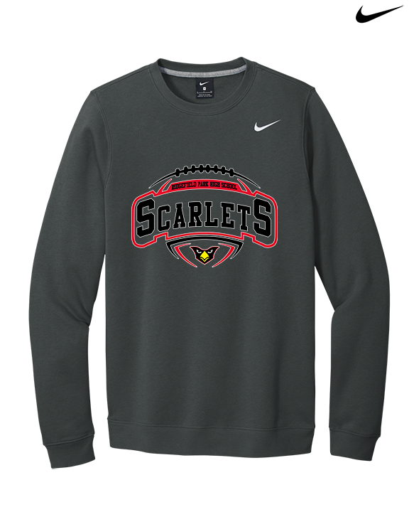 Ridgefield HS Football Toss - Mens Nike Crewneck