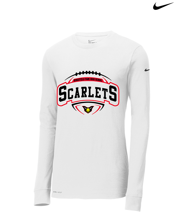 Ridgefield HS Football Toss - Mens Nike Longsleeve