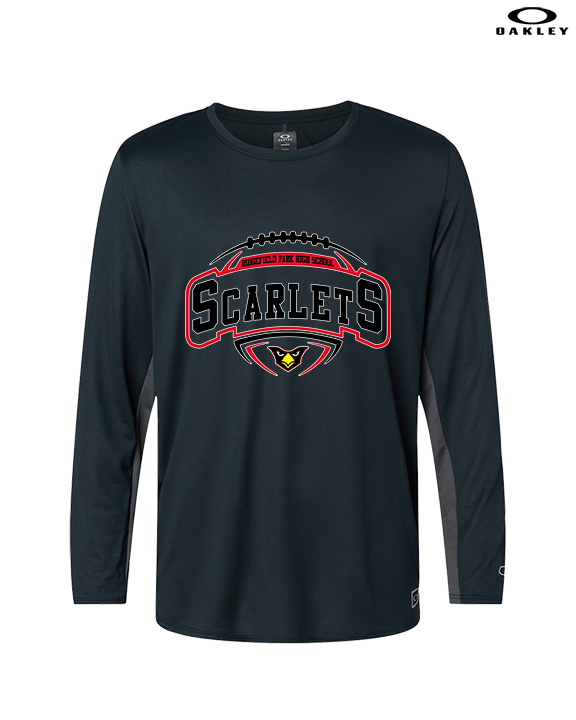 Ridgefield HS Football Toss - Mens Oakley Longsleeve