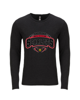 Ridgefield HS Football Toss - Tri-Blend Long Sleeve