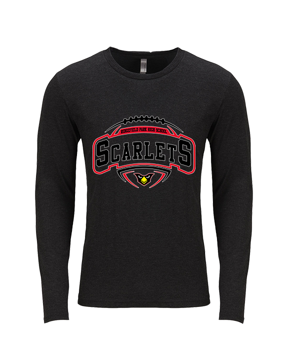 Ridgefield HS Football Toss - Tri-Blend Long Sleeve