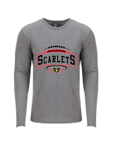 Ridgefield HS Football Toss - Tri-Blend Long Sleeve