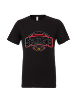 Ridgefield HS Football Toss - Tri-Blend Shirt