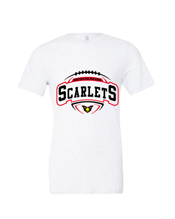 Ridgefield HS Football Toss - Tri-Blend Shirt