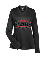 Ridgefield HS Football Toss - Womens Performance Longsleeve
