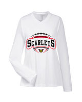 Ridgefield HS Football Toss - Womens Performance Longsleeve