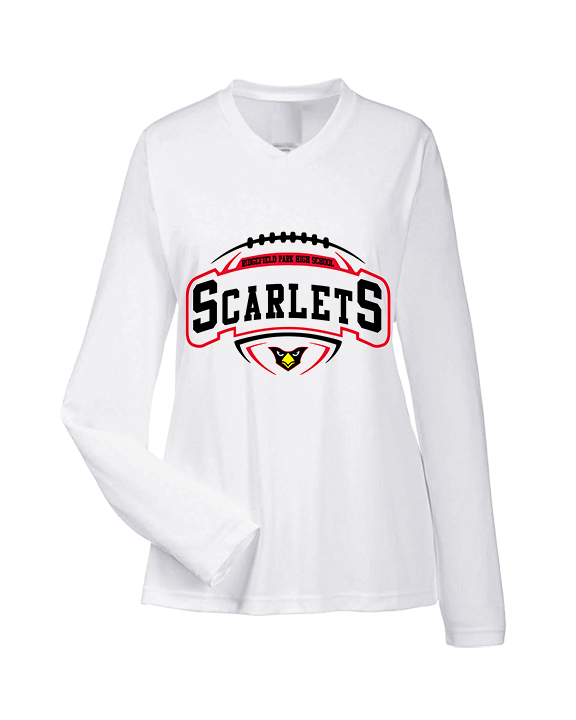 Ridgefield HS Football Toss - Womens Performance Longsleeve