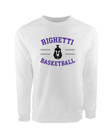 Righetti HS Basketball Curve - Crewneck Sweatshirt