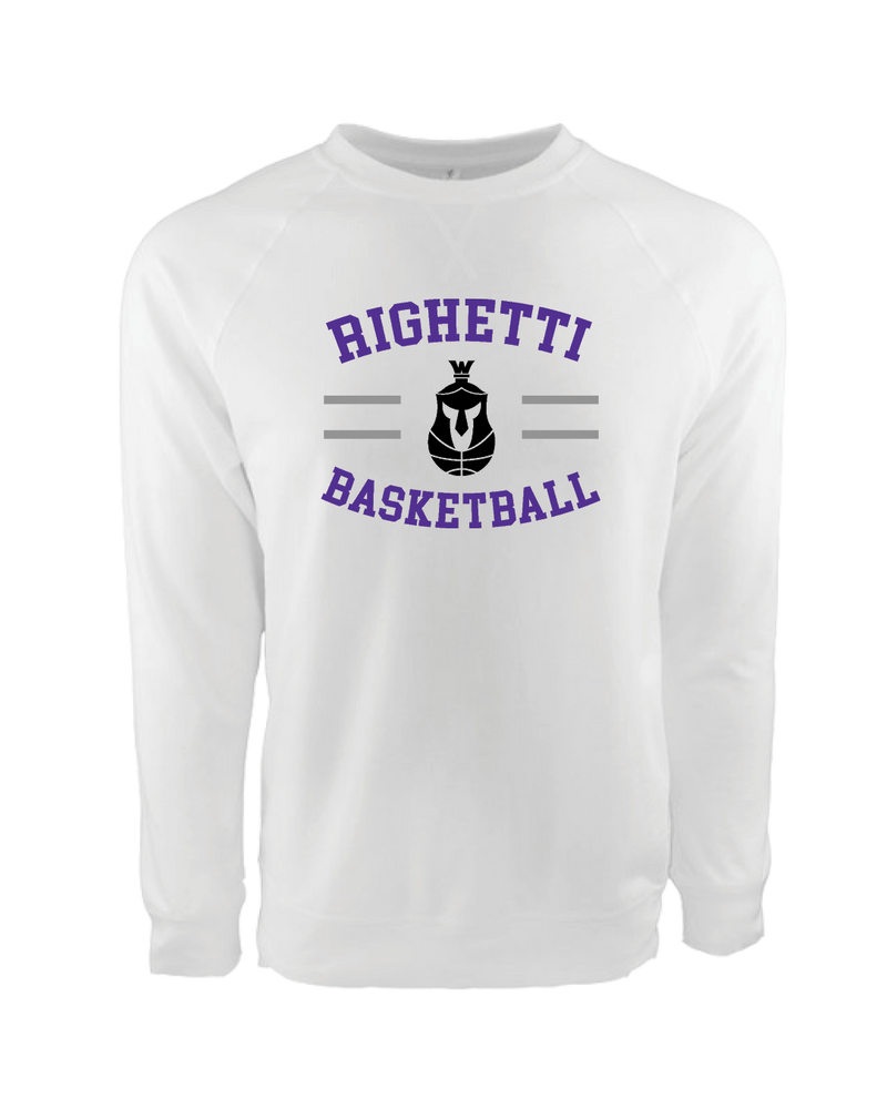 Righetti HS Basketball Curve - Crewneck Sweatshirt