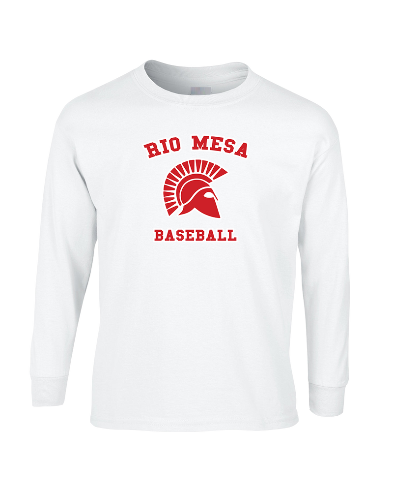Rio Mesa HS Baseball Design 01 - Mens Basic Cotton Long Sleeve