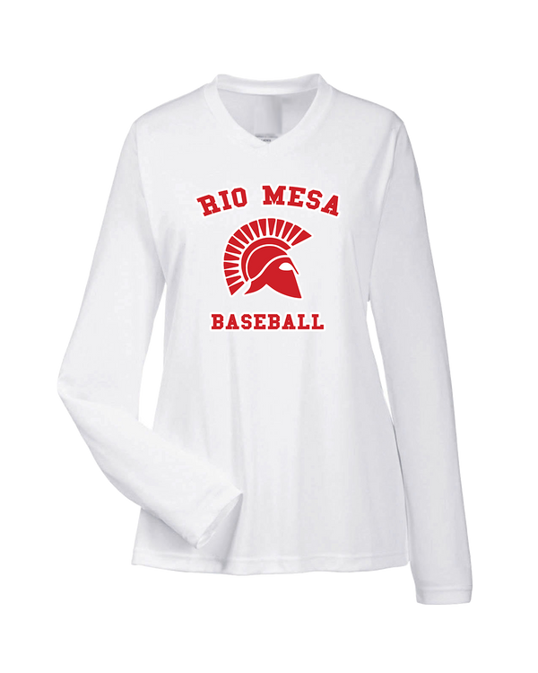 Rio Mesa HS Baseball Design 01 - Womens Performance Long Sleeve