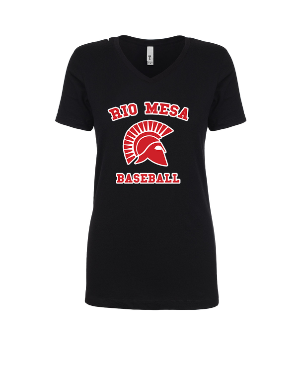 Rio Mesa HS Baseball Design 01 - Womens V-Neck