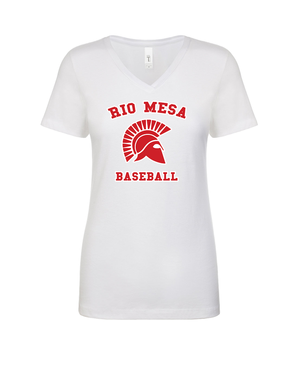 Rio Mesa HS Baseball Design 01 - Womens V-Neck