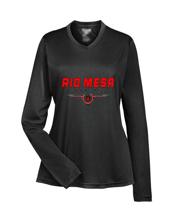 Rio Mesa HS Football Design - Womens Performance Longsleeve