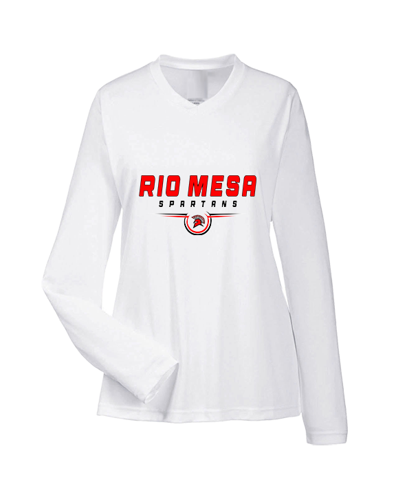 Rio Mesa HS Football Design - Womens Performance Longsleeve