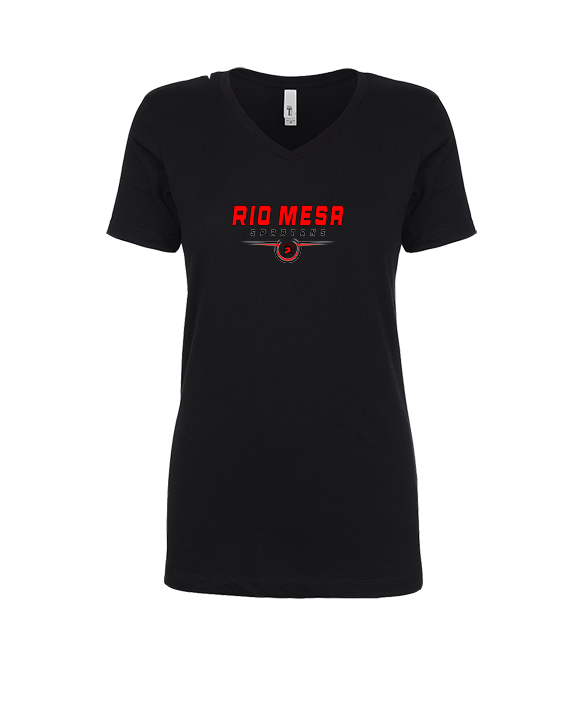Rio Mesa HS Football Design - Womens V-Neck