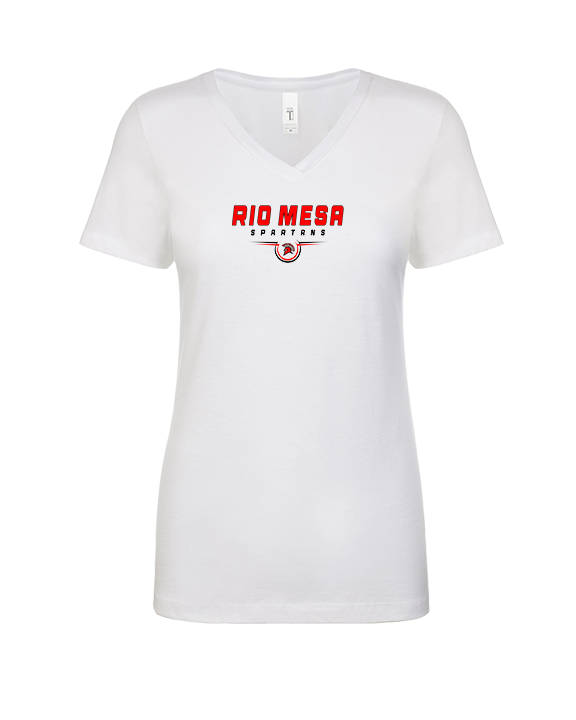 Rio Mesa HS Football Design - Womens V-Neck