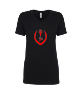 Rio Mesa HS Football Full Football - Womens Vneck