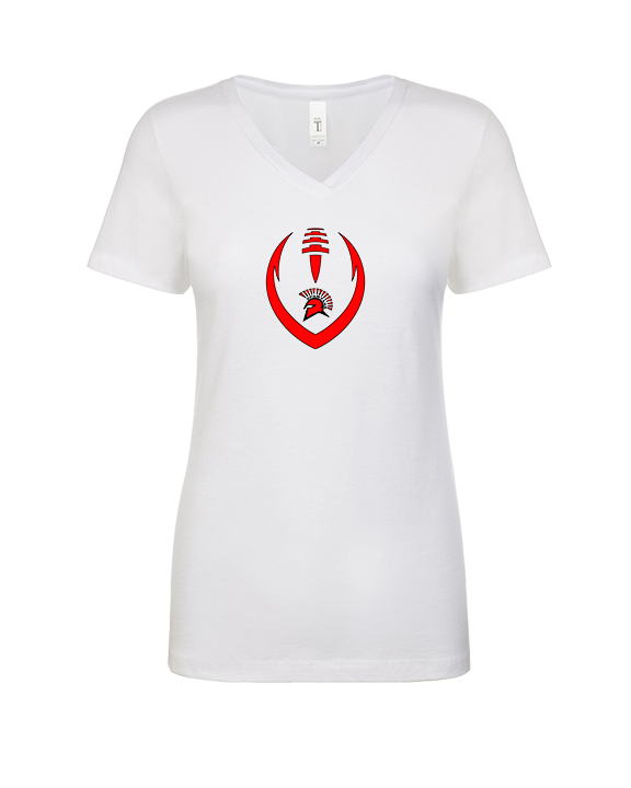 Rio Mesa HS Football Full Football - Womens Vneck