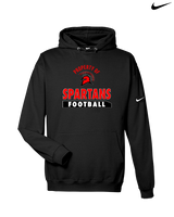 Rio Mesa HS Football Property - Nike Club Fleece Hoodie