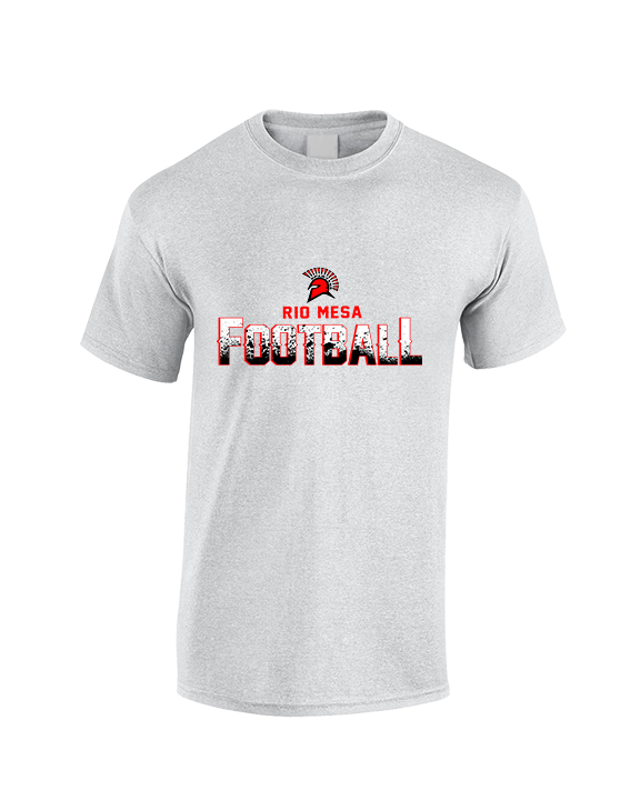 Rio Mesa HS Football Splatter - Cotton T-Shirt