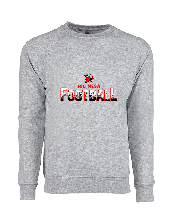 Rio Mesa HS Football Splatter - Crewneck Sweatshirt
