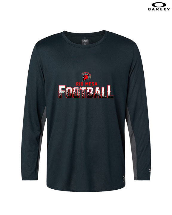 Rio Mesa HS Football Splatter - Mens Oakley Longsleeve