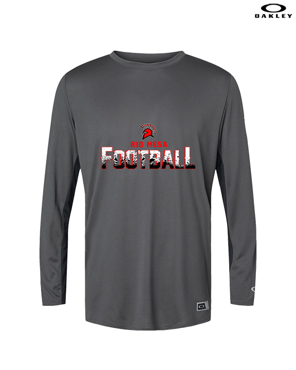 Rio Mesa HS Football Splatter - Mens Oakley Longsleeve