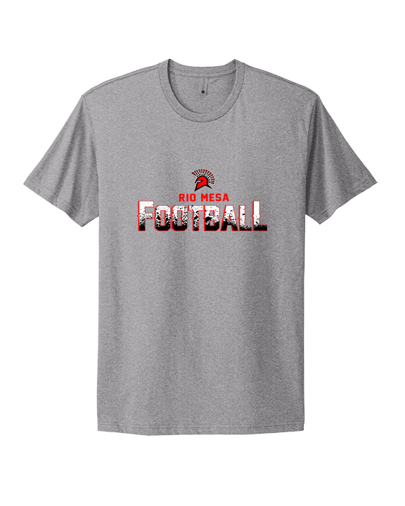 Rio Mesa HS Football Splatter - Mens Select Cotton T-Shirt