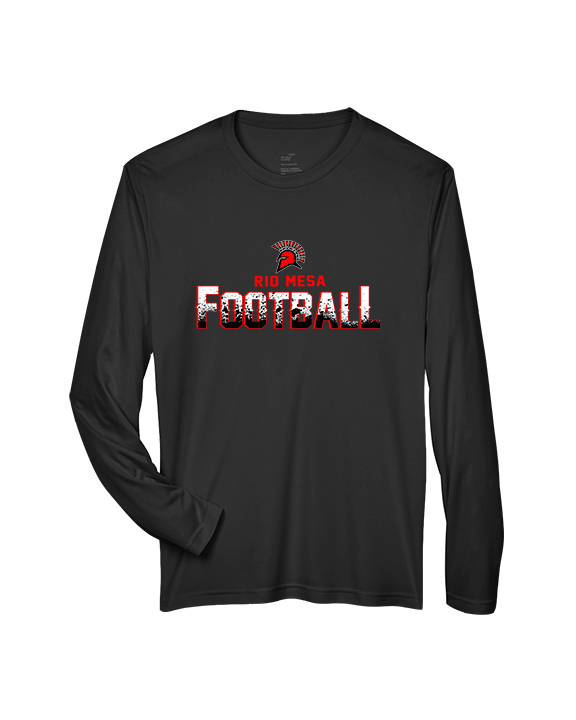 Rio Mesa HS Football Splatter - Performance Longsleeve