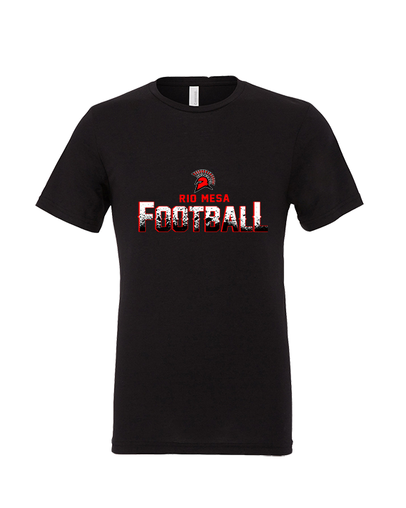 Rio Mesa HS Football Splatter - Tri-Blend Shirt