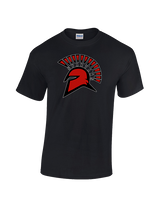 Rio Mesa HS Girls Flag Football Spartan Head - Cotton T-Shirt